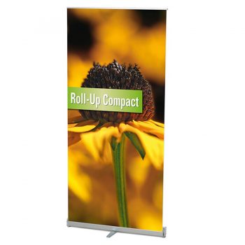 Ein Beispiel der Roll up Banner: Roll up Compact von Medienhaus RETE