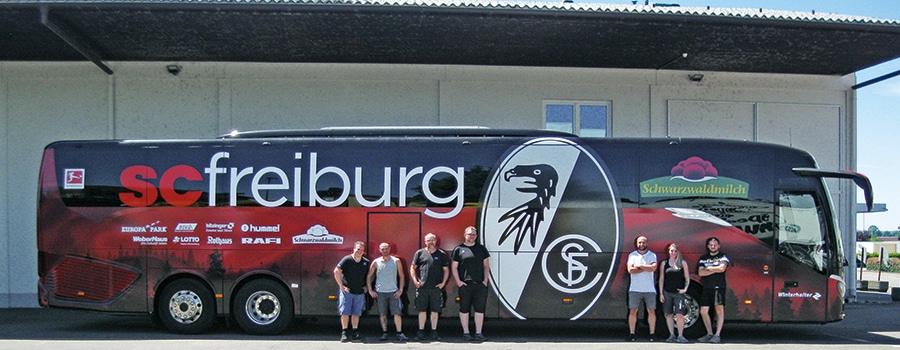 Werbetechnik im Sport in Freiburg