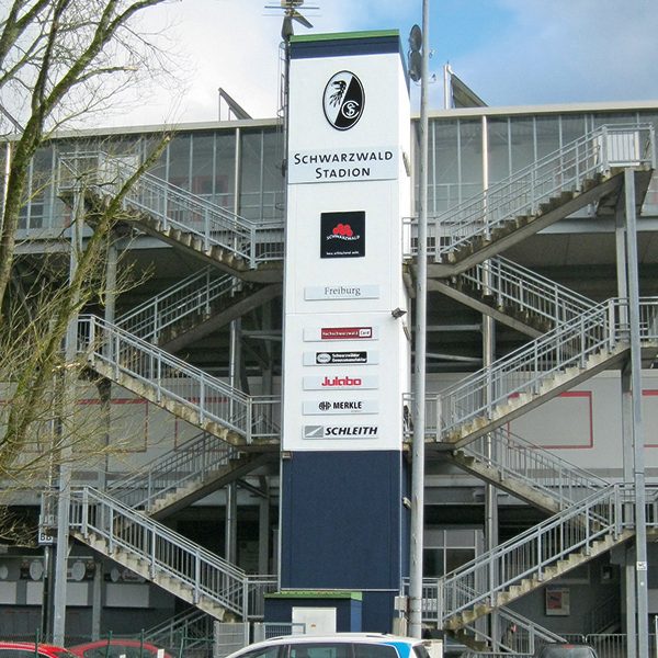 Werbetechnik im Sport in Freiburg